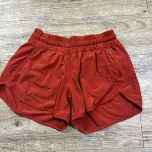 Lululemon tracker shorts, size 8, color: red